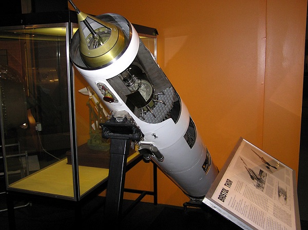  One of the two Bristol Thor ramjet engines on a Bristol Bloodhound missile. 